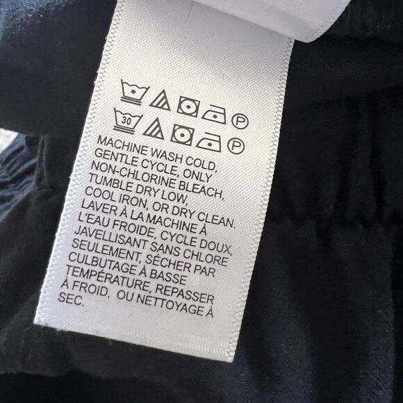 Lucky Brand Cotton Pants Womens Large Black Elastic Waist Drawstring Comfort - Picture 11 of 16